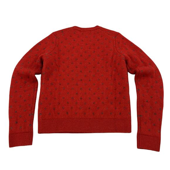 Ines De La Fressange Uniqlo Pullover Sweater XS Red Wool Alpaca Blend Midweight - Picture 2 of 6